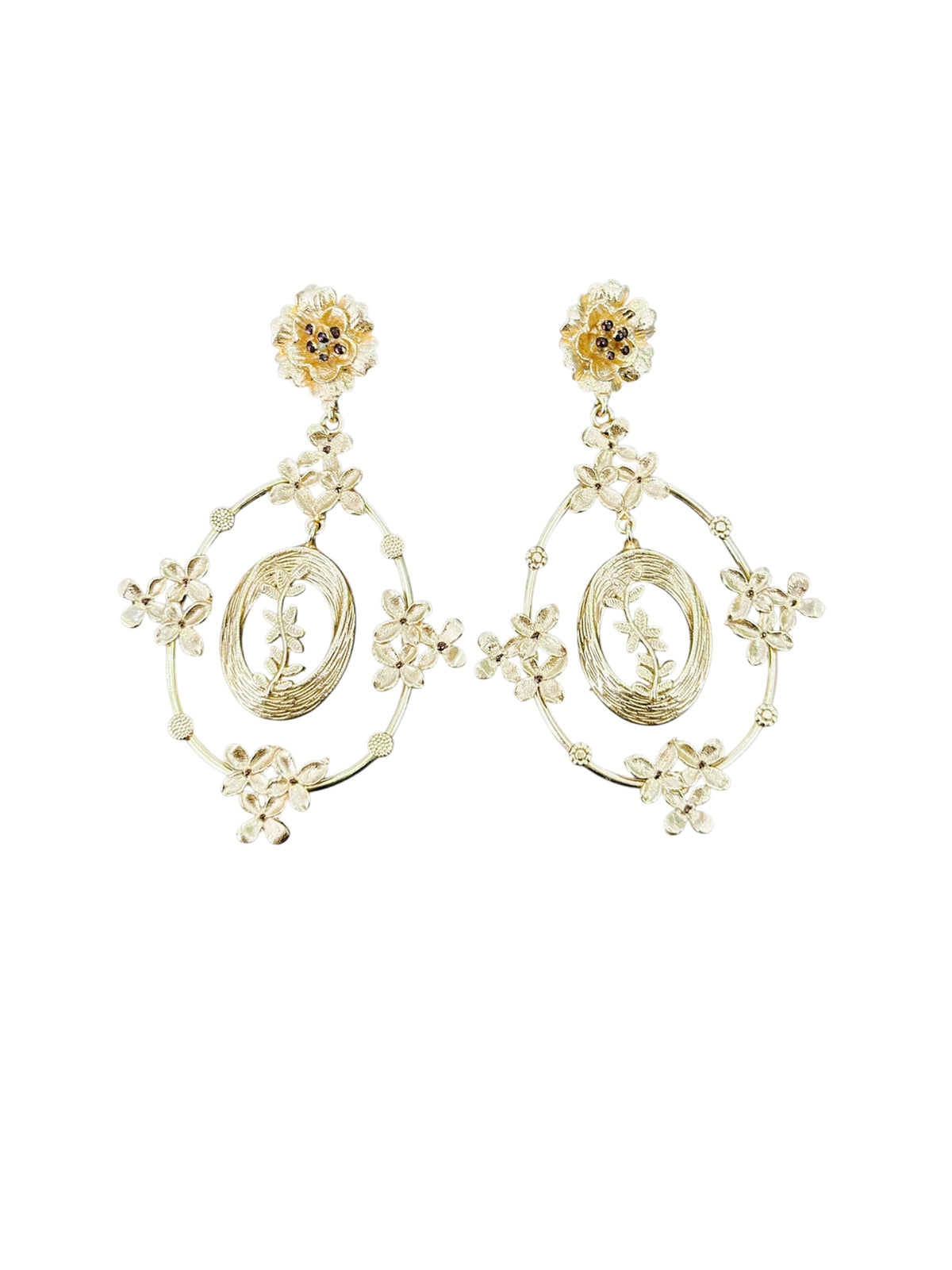 Aretes Golden Garden
