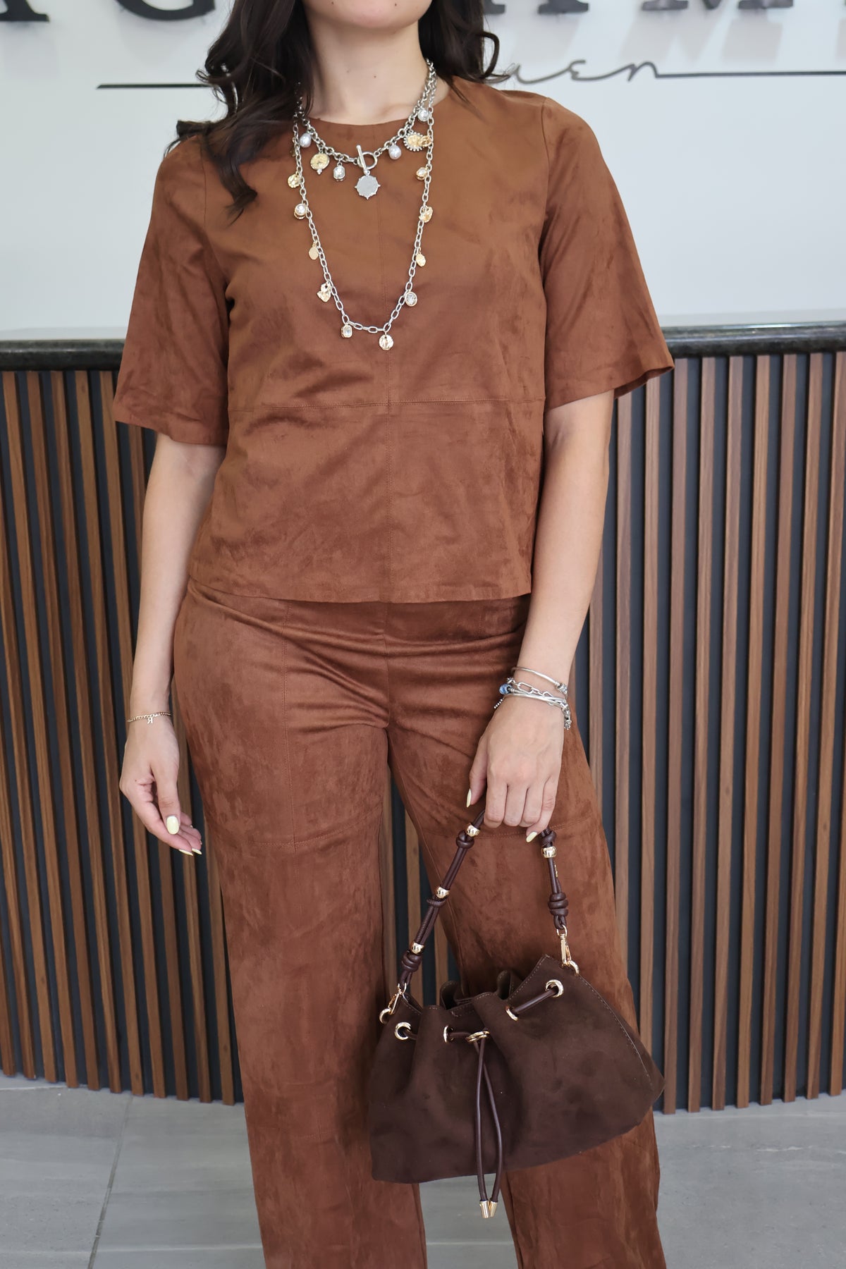Set gamuza cafe