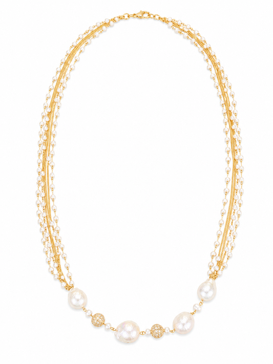 Collar Perla Layered Chic
