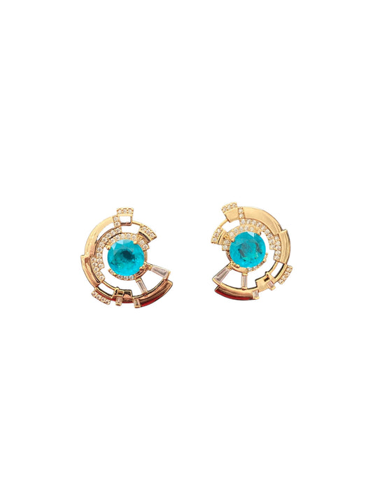 Aretes Circulo Azur