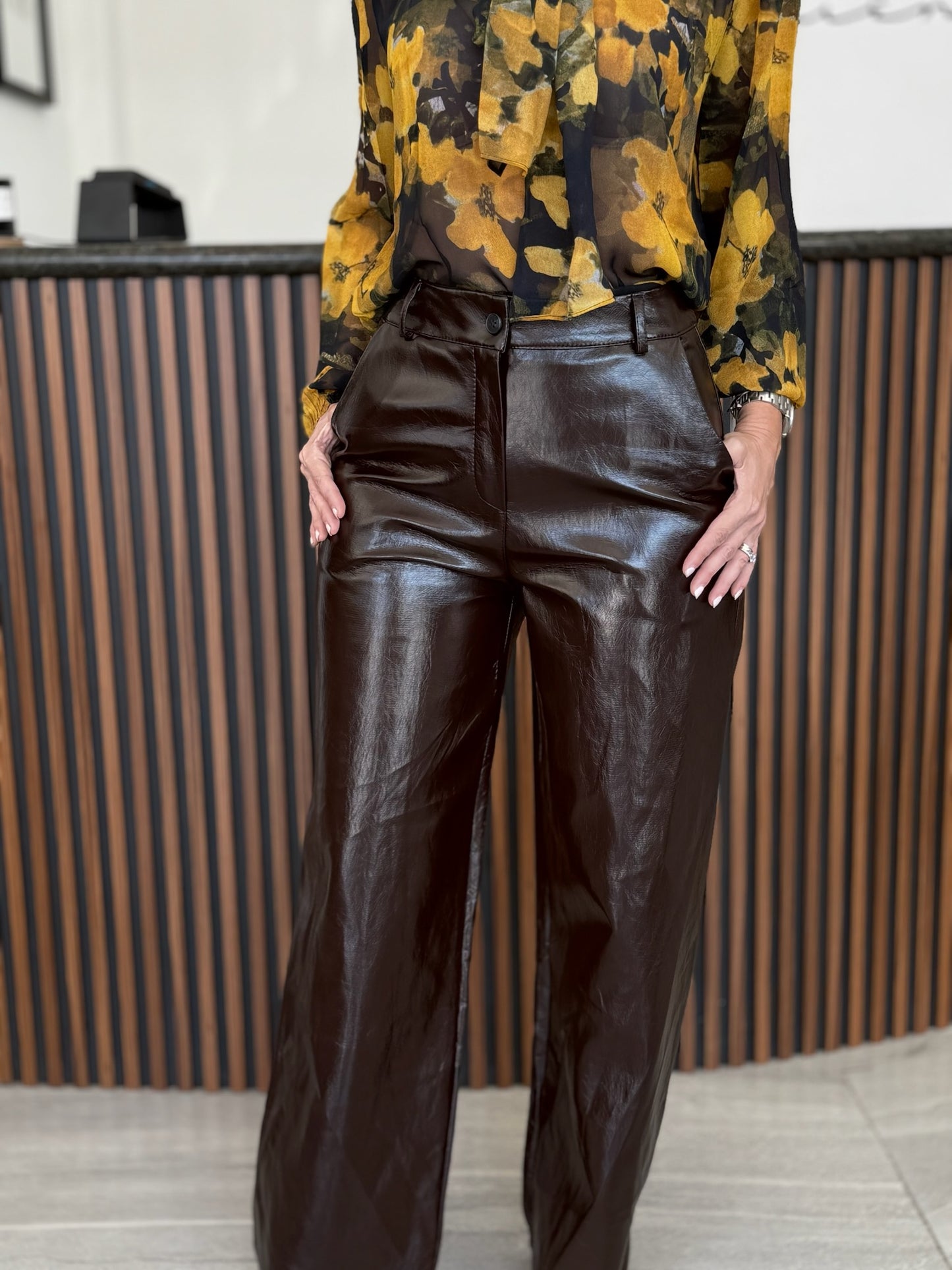 Pantalón vinipiel shiny