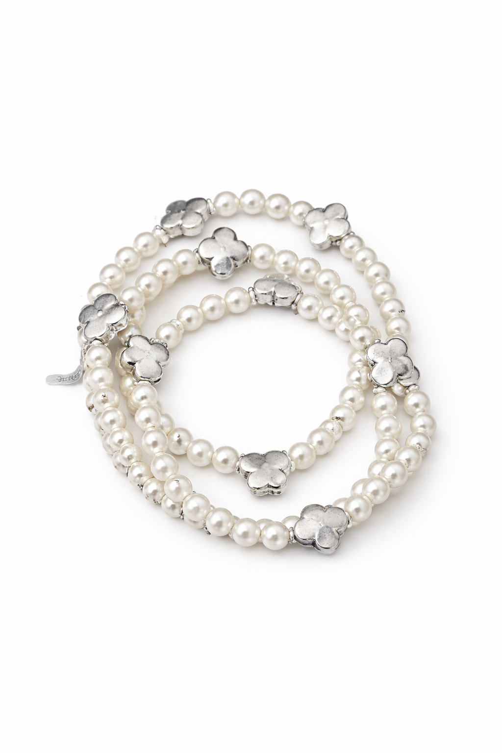 Pulsera Perlas y Flores