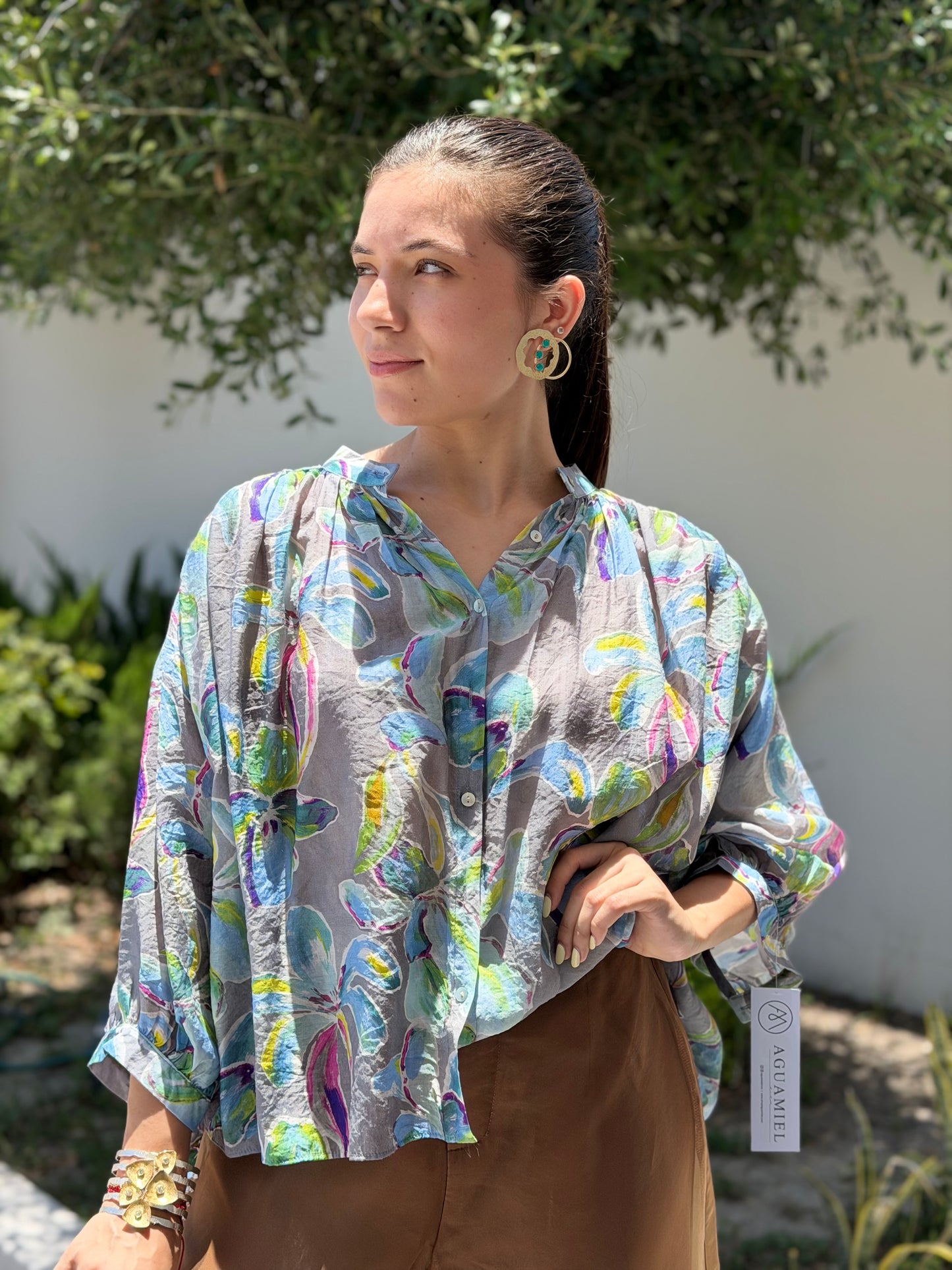 Blusa meadow bloom