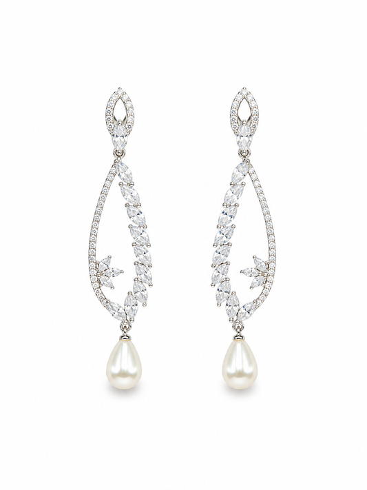 Aretes Pearl Drop Elegance