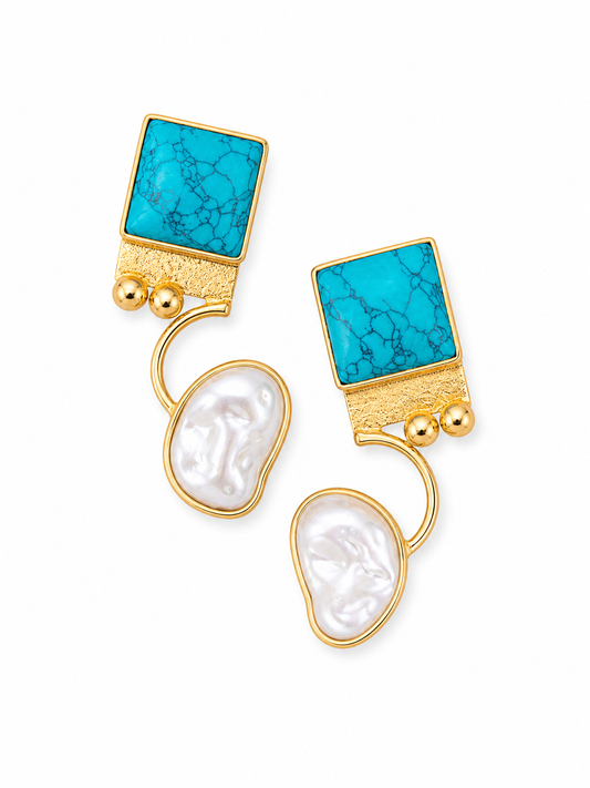 Aretes aura moderna