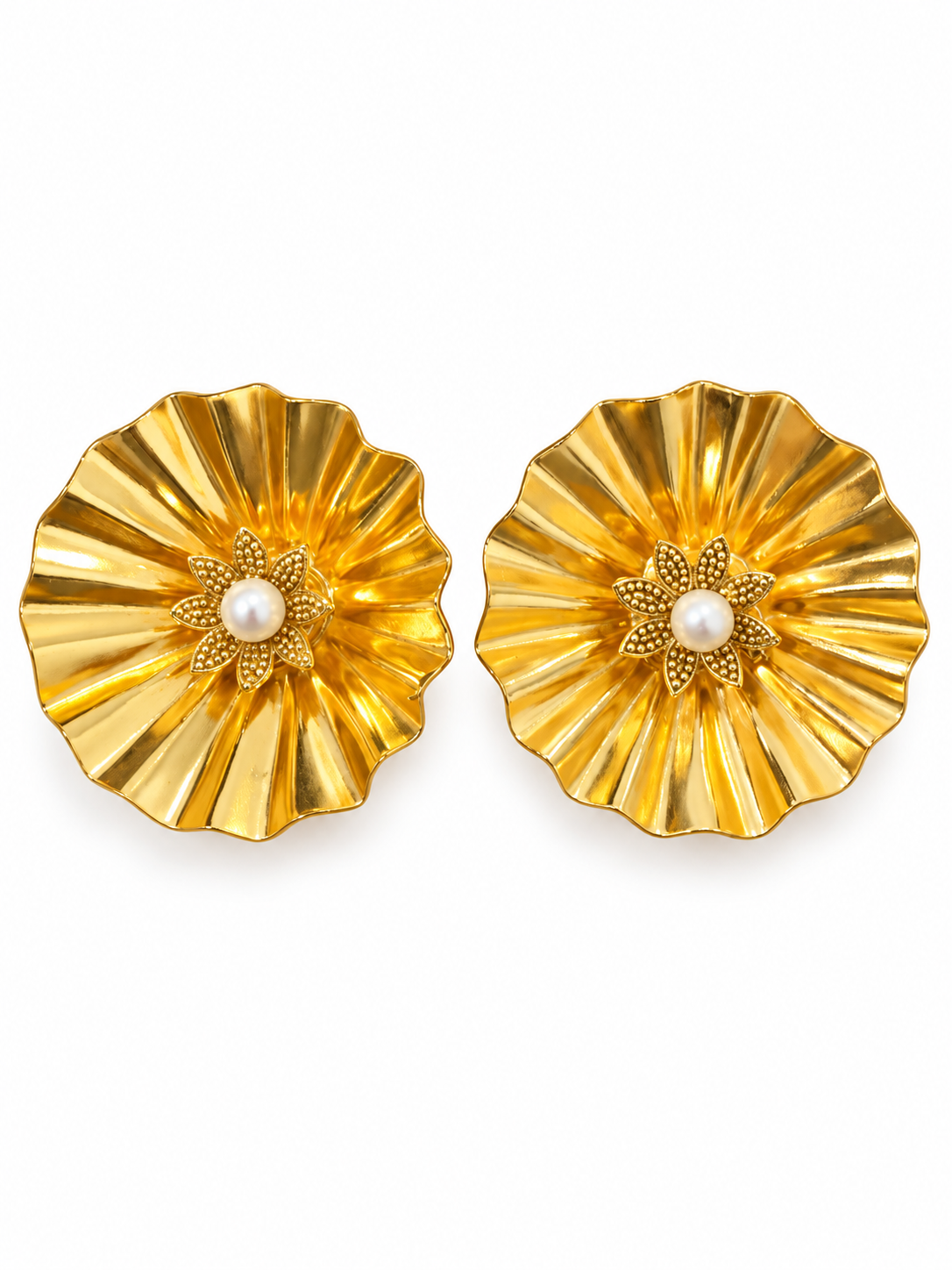Aretes Golden Bloom