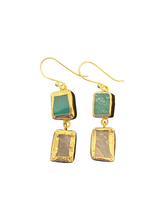 Aretes Duo Irregular