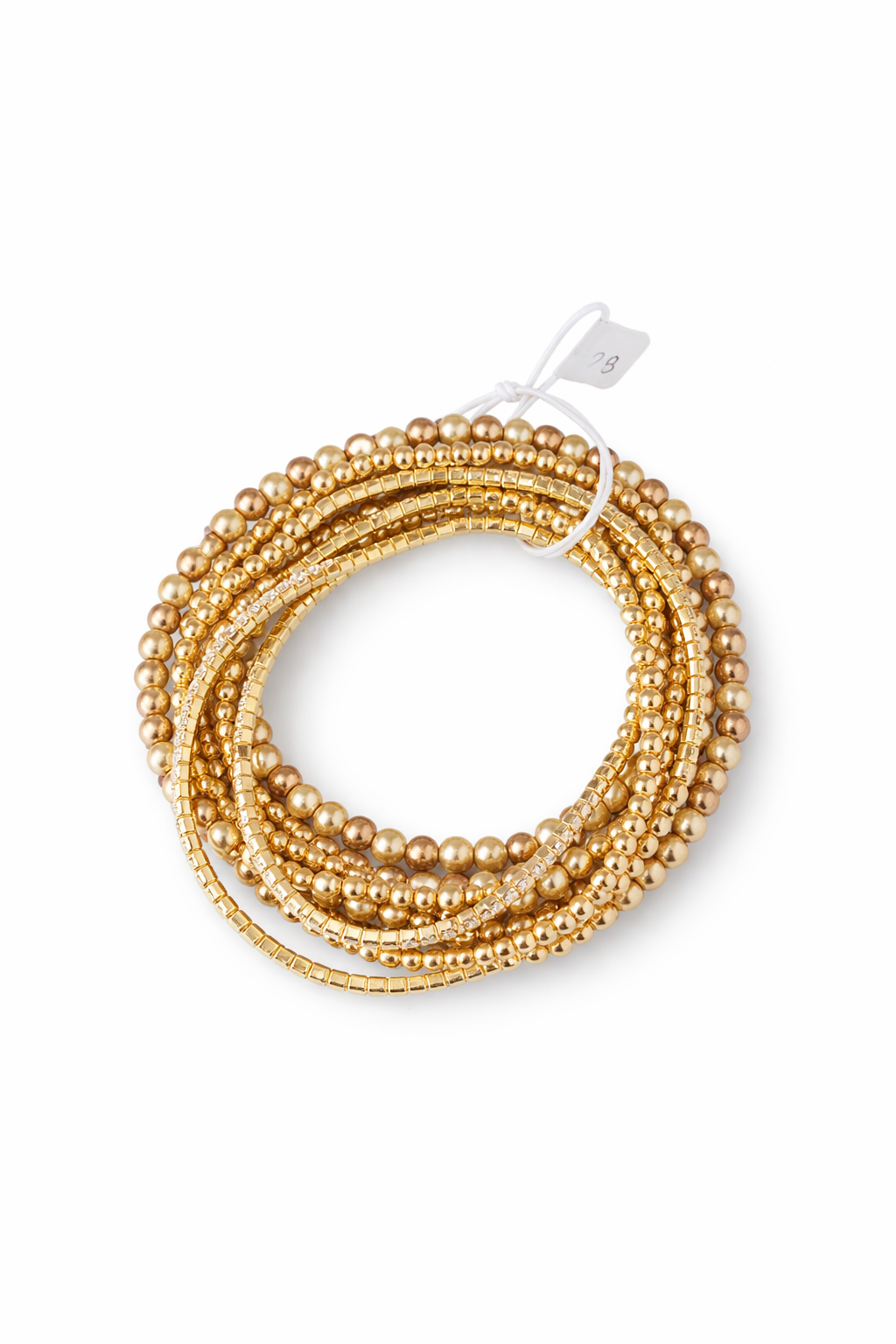 Pulseras Doradas Multicapas