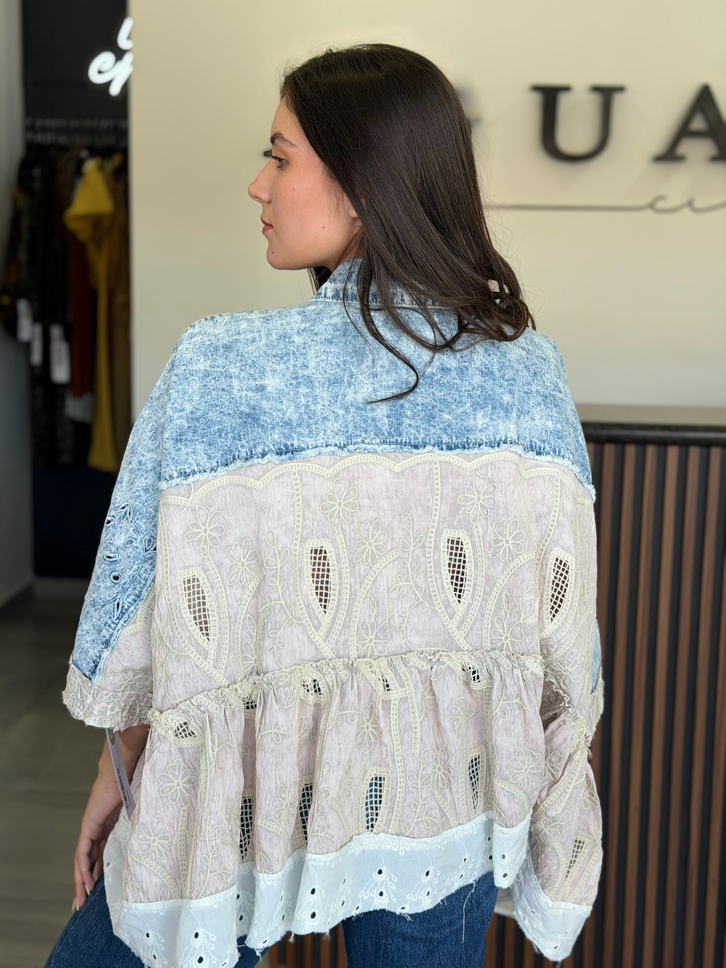 Blusa denim