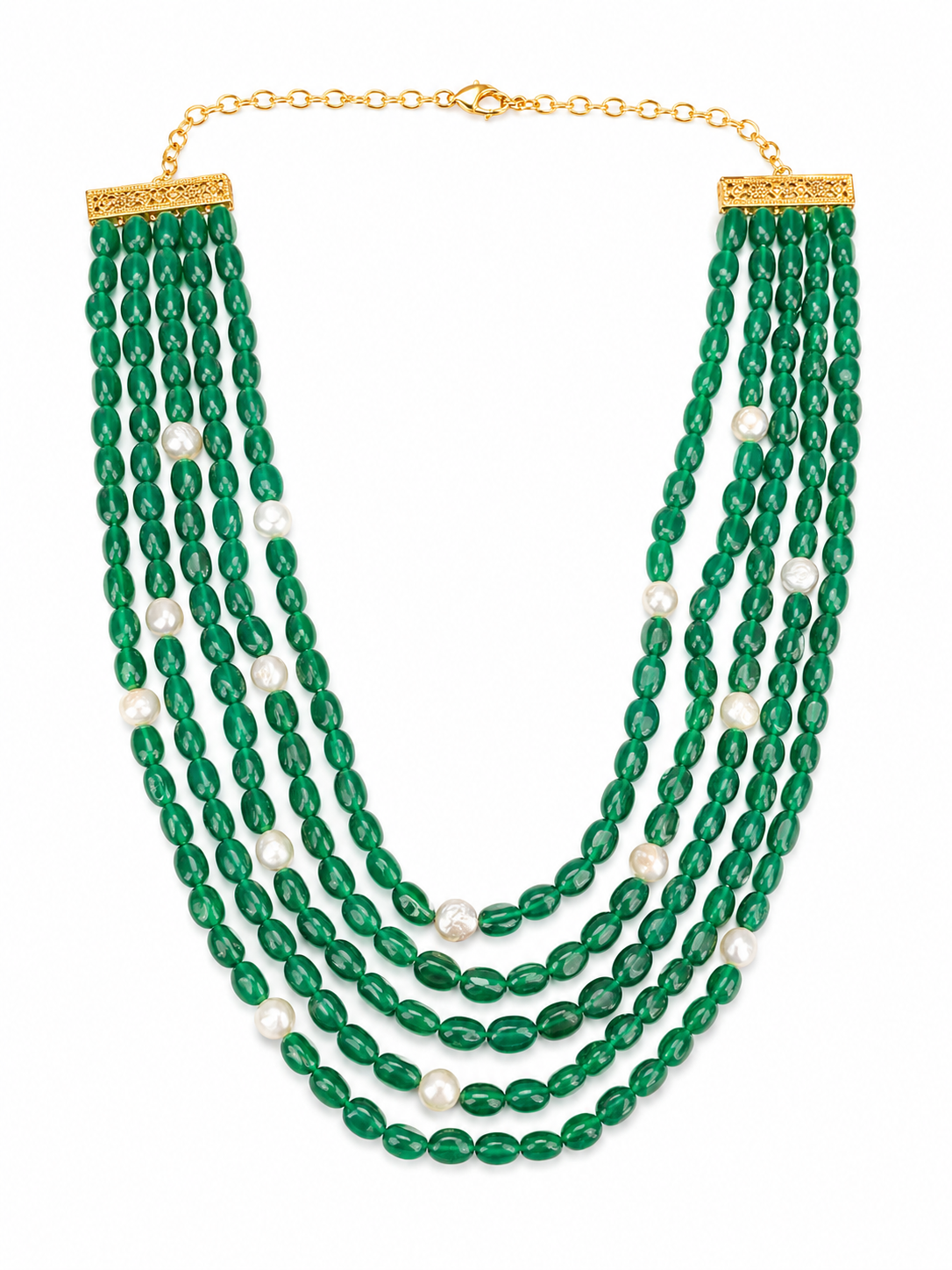 Collar Multicapa Verde Bold