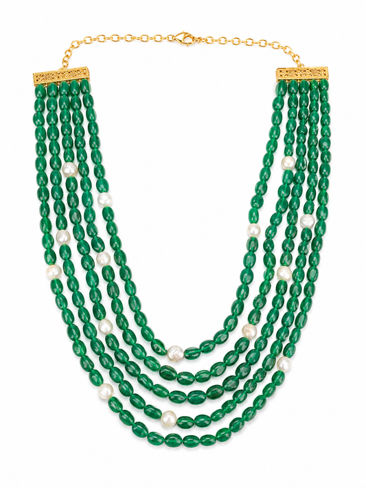 Collar Multicapa Verde Bold