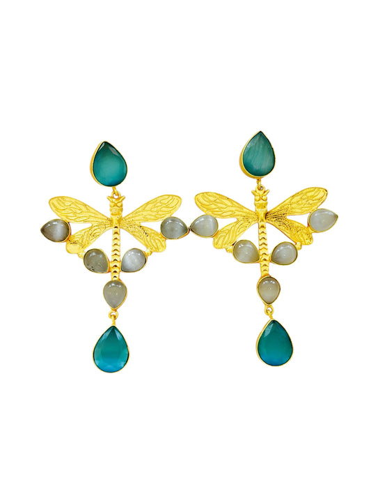 Aretes Libélula