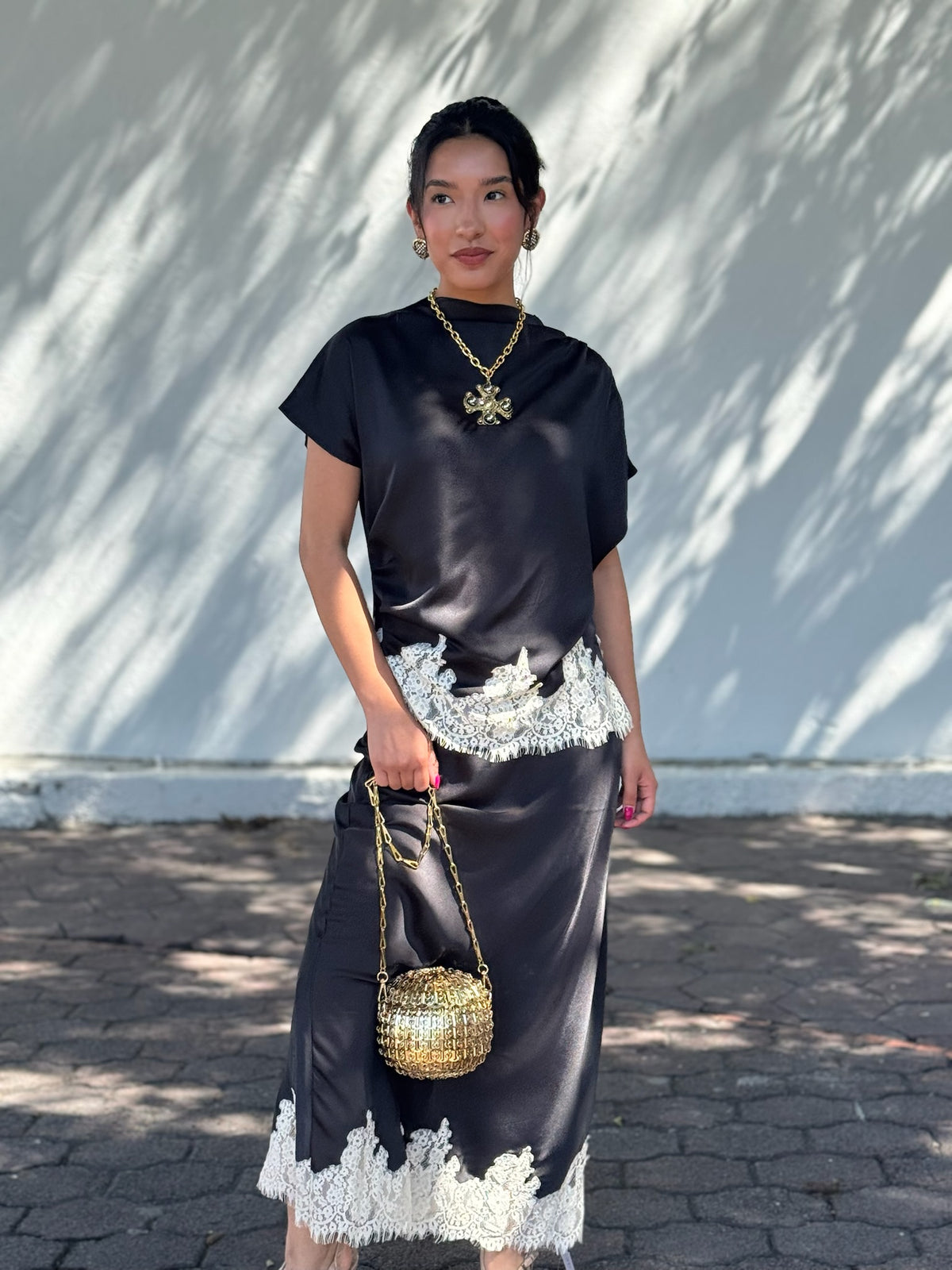 Set negro encaje