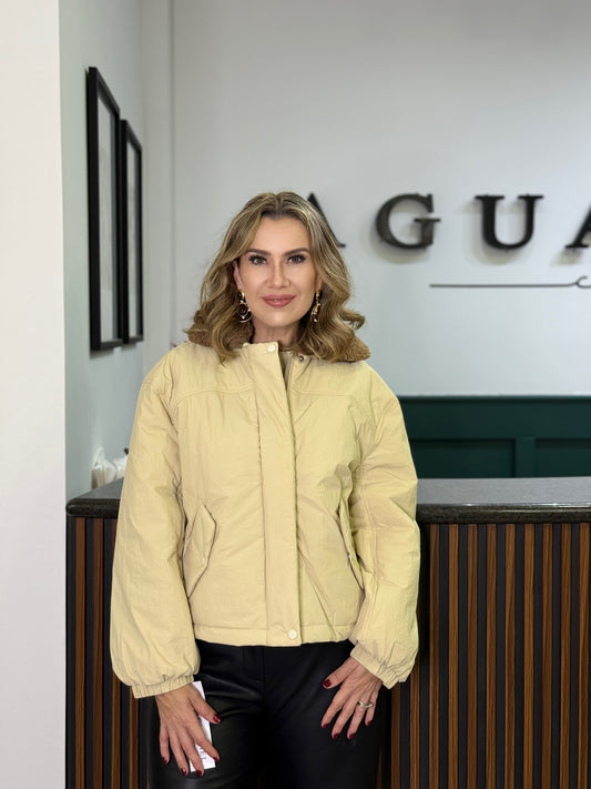 Chaqueta Teddy Beige