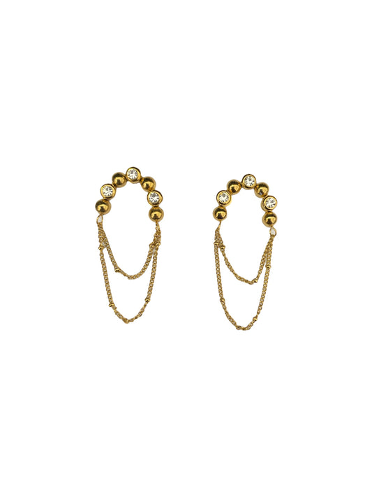 Chain Bead Half-Hoop