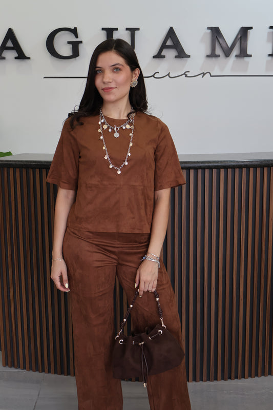 Set gamuza cafe