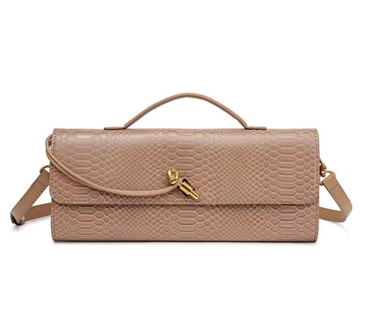 Snakeskin Clutch