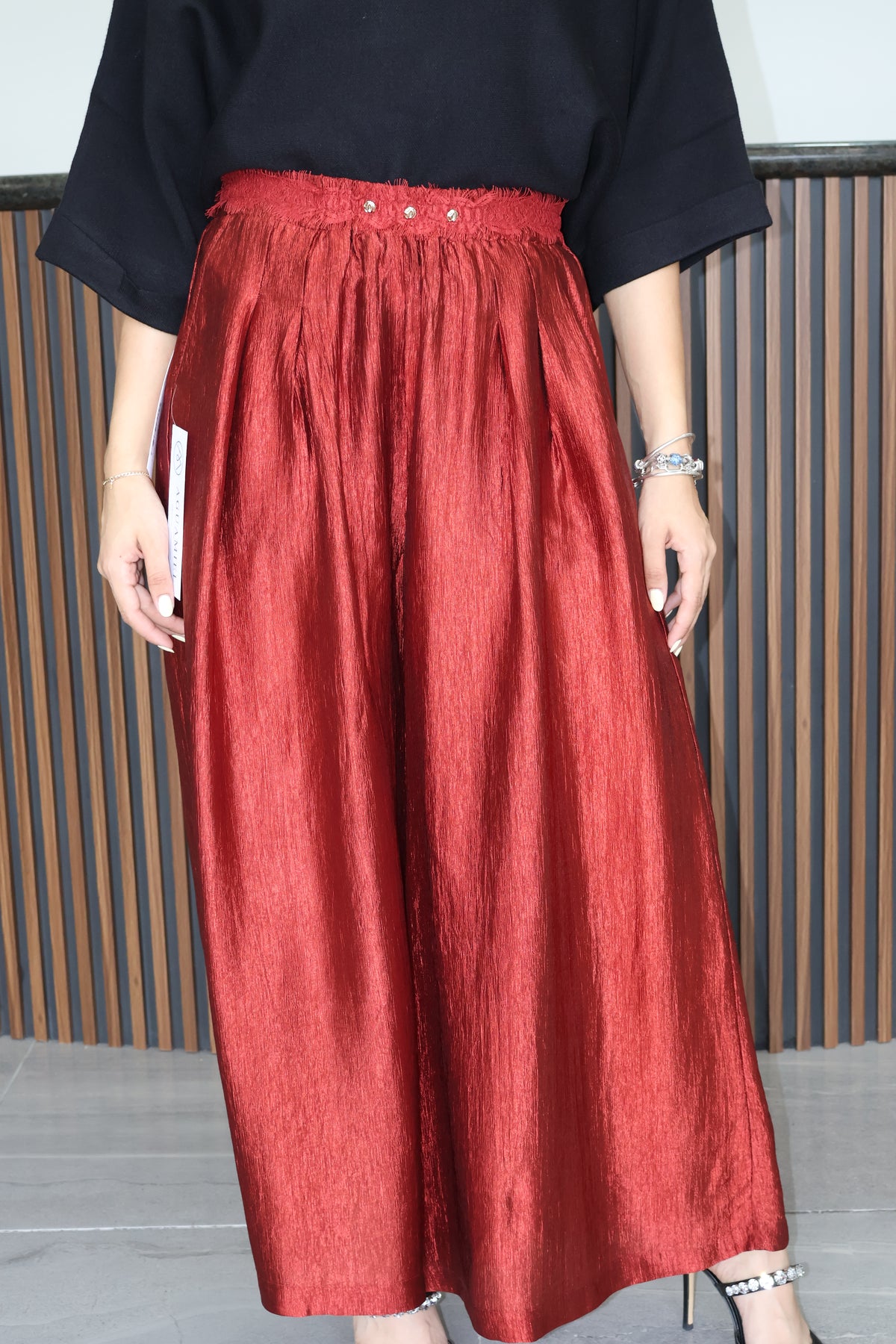 Pantalon burgundy