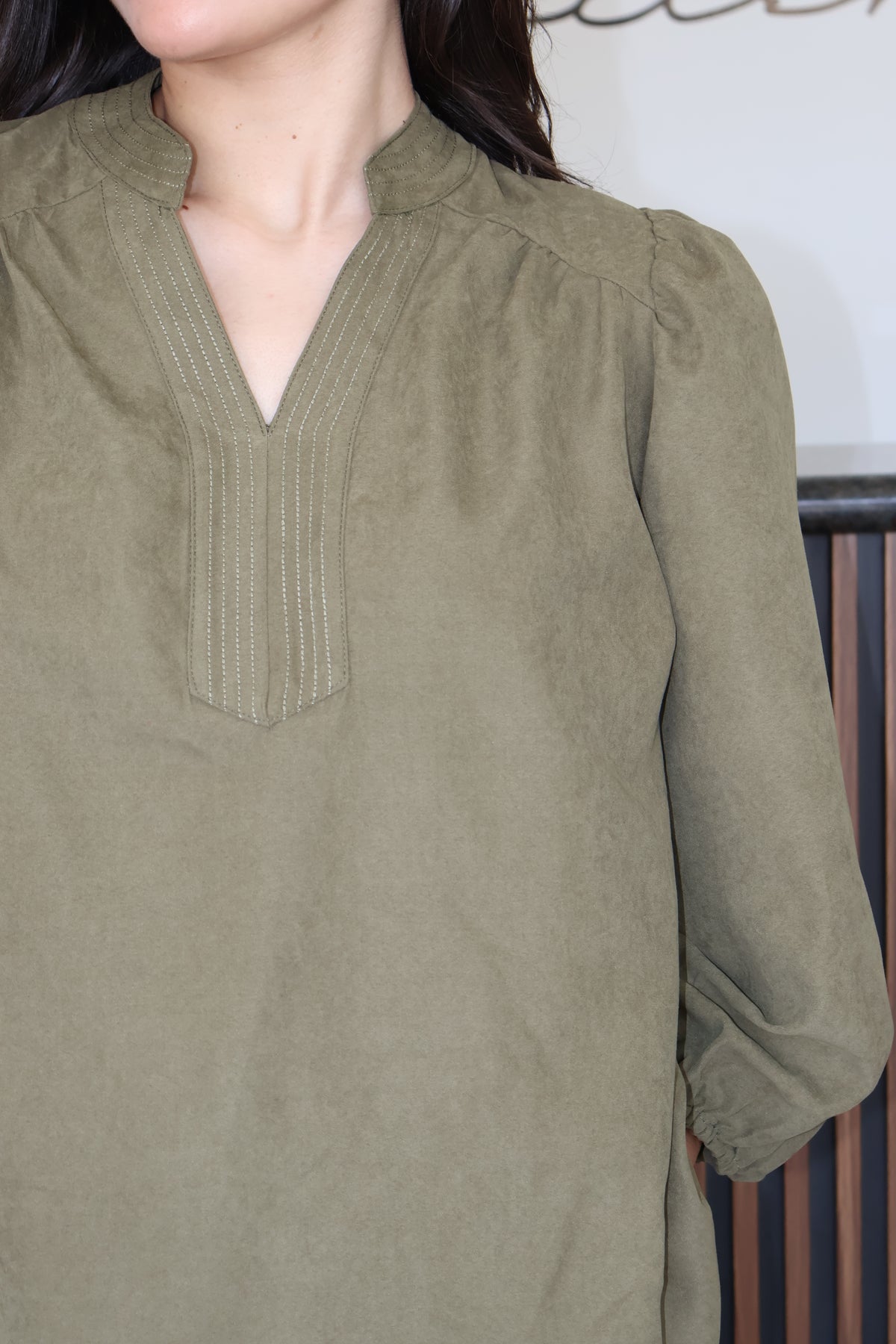 Blusa olivo