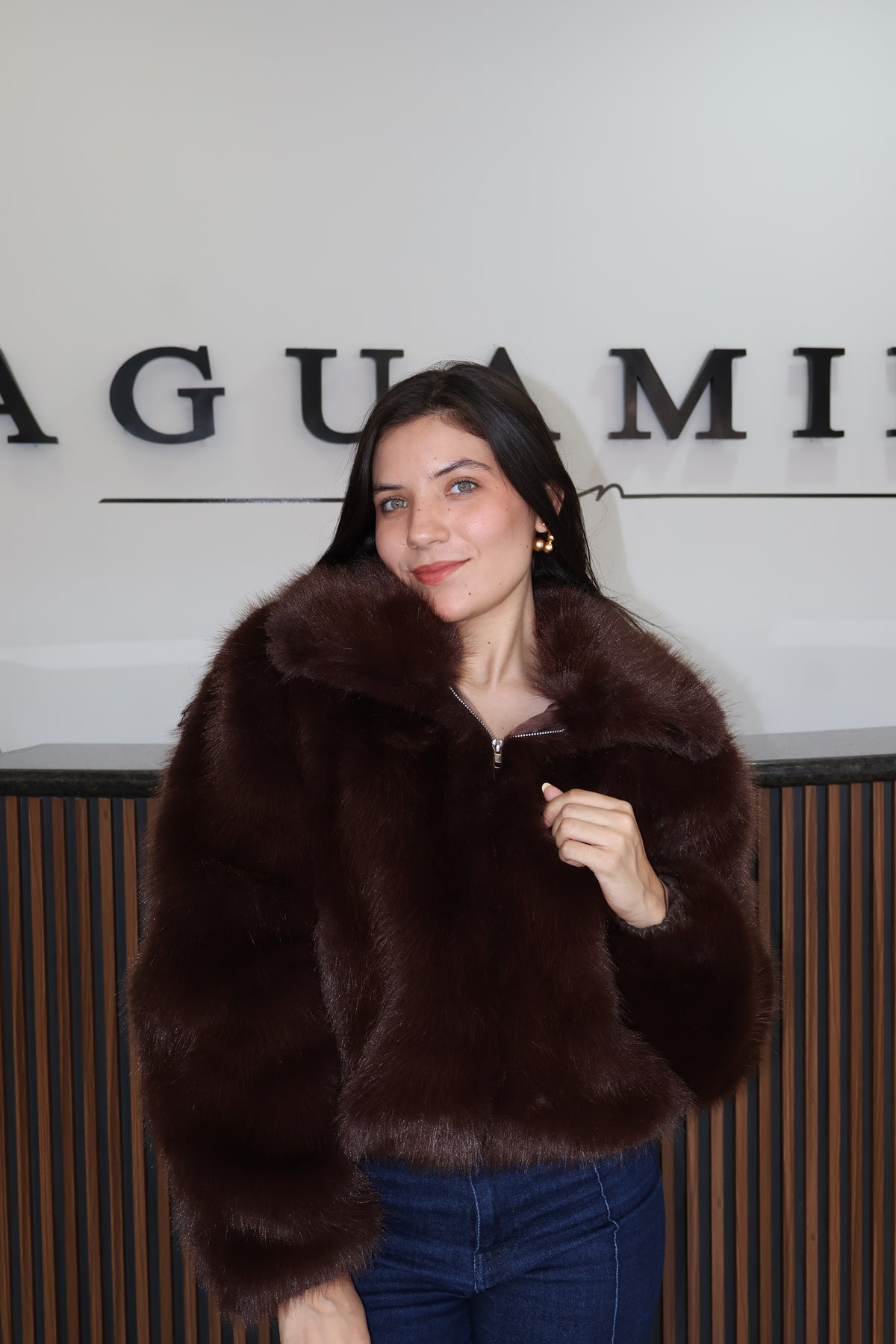 Cappucino jacket teddy