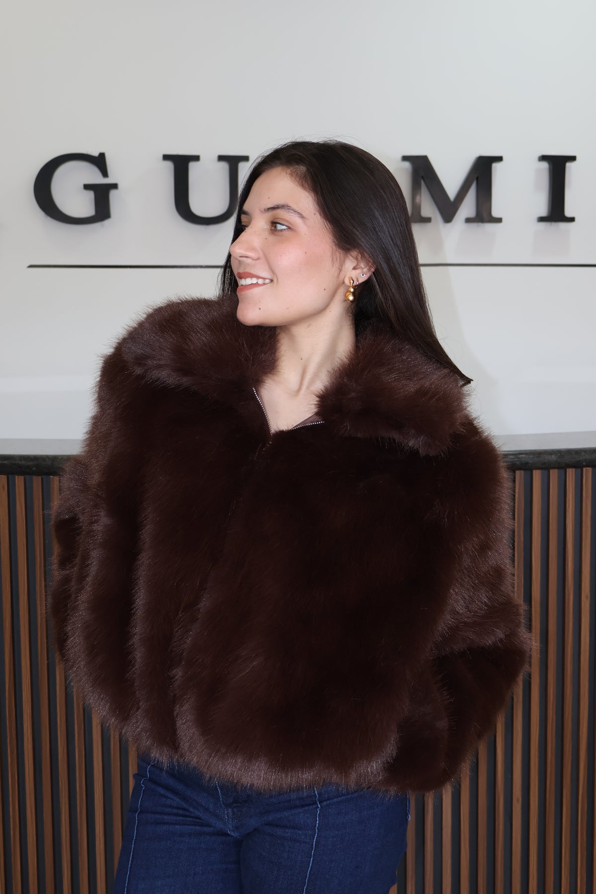 Cappucino jacket teddy