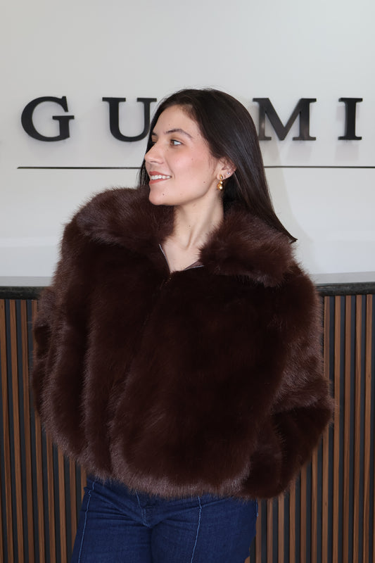 Cappucino jacket teddy