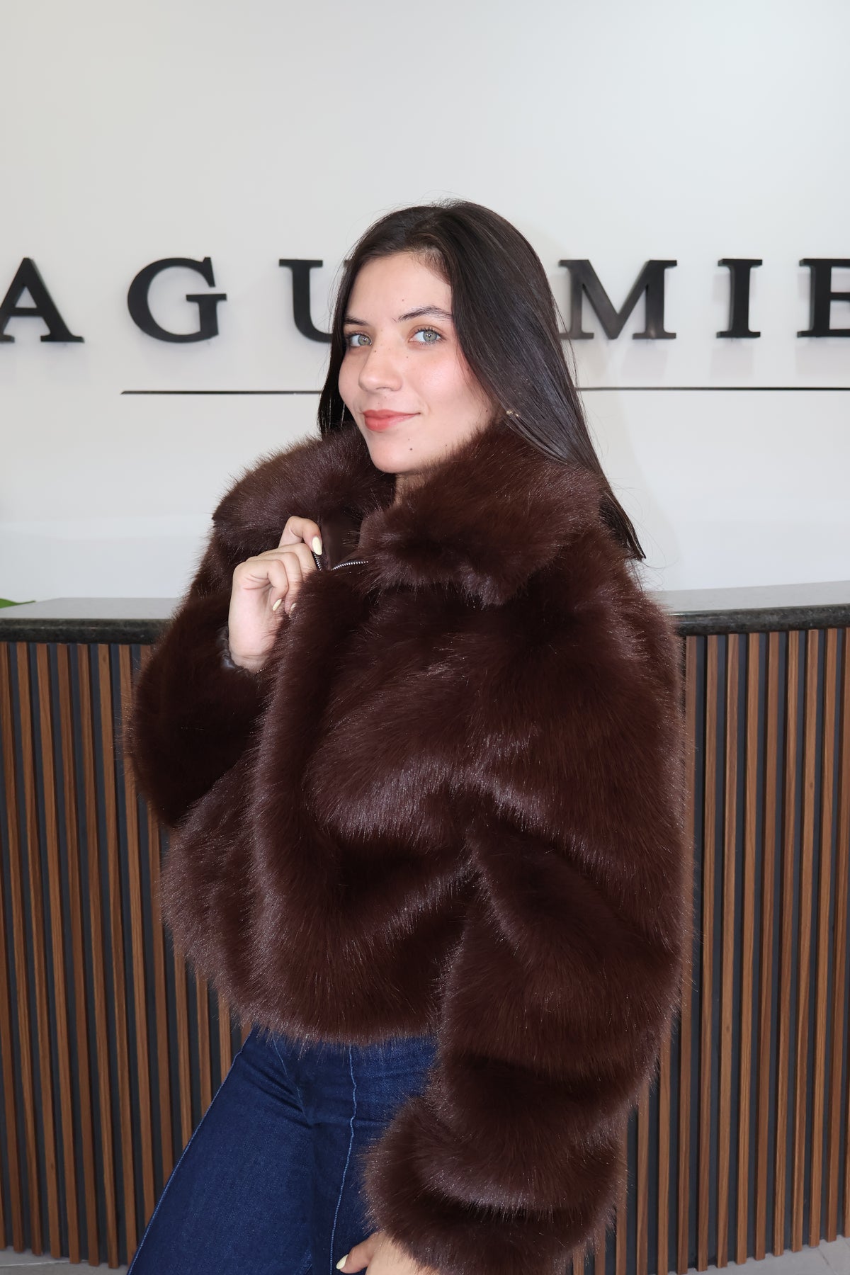 Cappucino jacket teddy