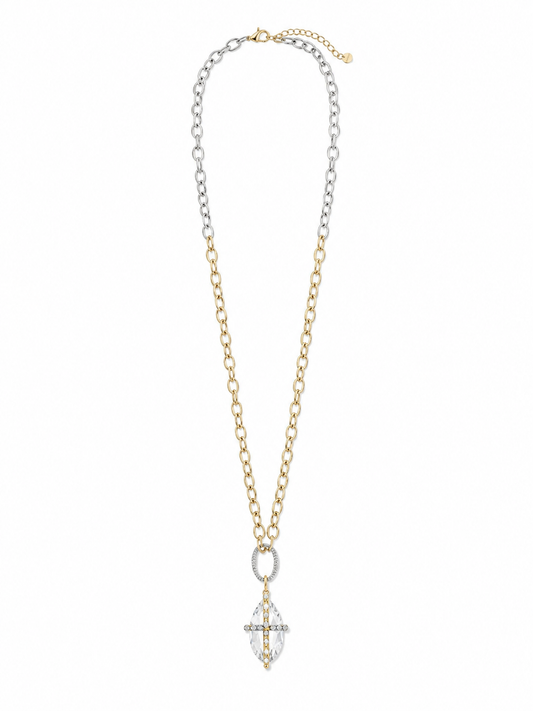 Collar Crystal Cross