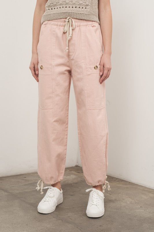 Pantalon rosa pastel