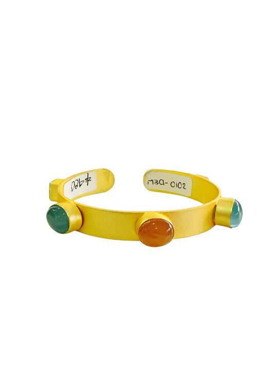Brazalete con Piedras de Colores