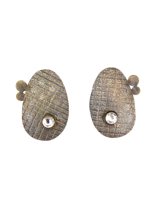 Aretes Textura Antiguo Cristal