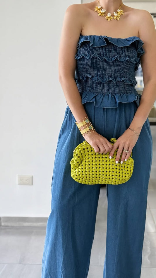 Jumpsuit mezclilla azul