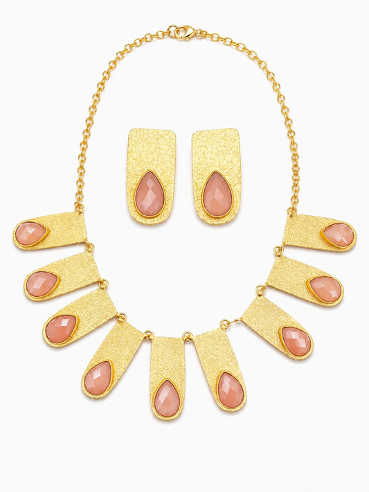 Set Golden Peach Statement