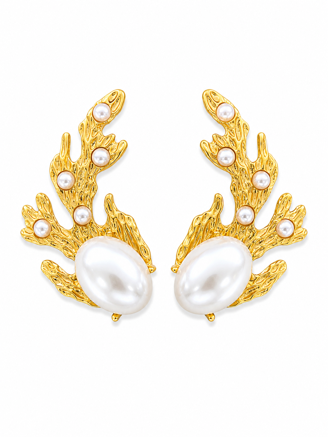 Aretes Organic Pearl Coral