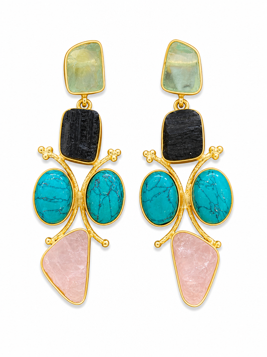 Aretes Color Stone Statement