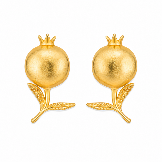 Aretes Golden Pomegranate