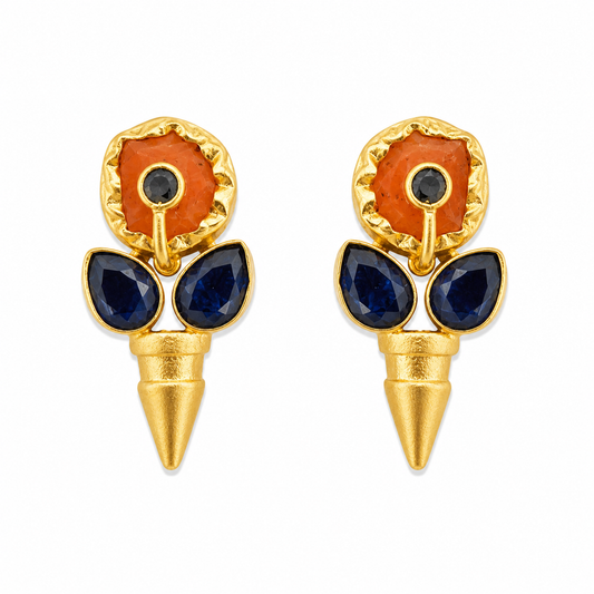 Aretes Bold Stone Drop