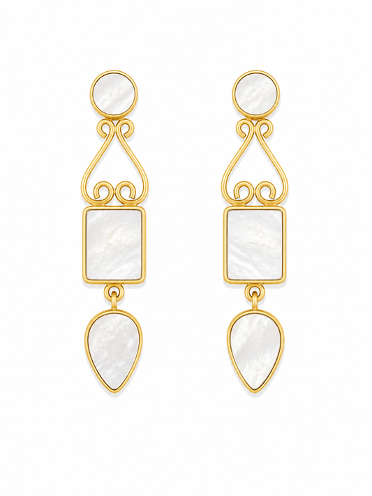 Aretes Vintage Frame Drop