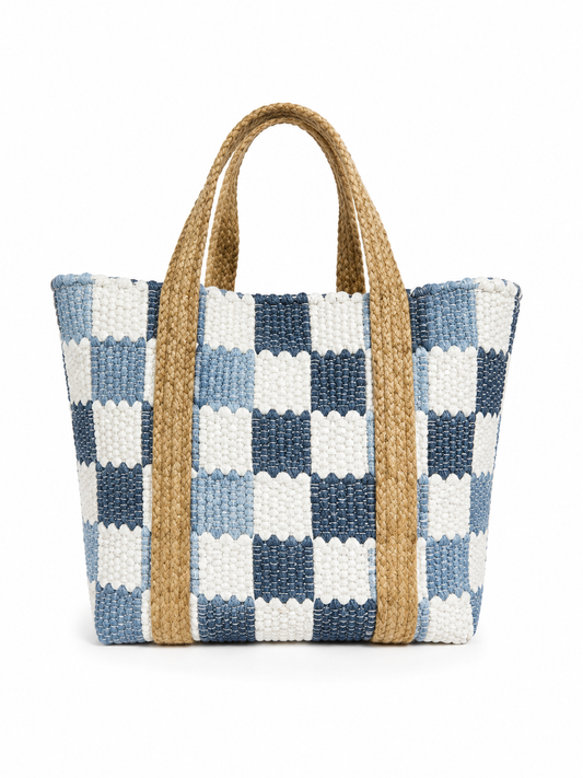 Bolsa Denim Check