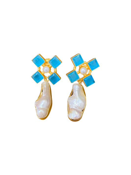 Aretes cuadro vivo