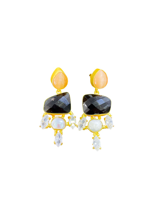 Aretes mystic peach