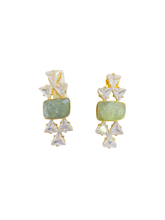 Aretes luz verde